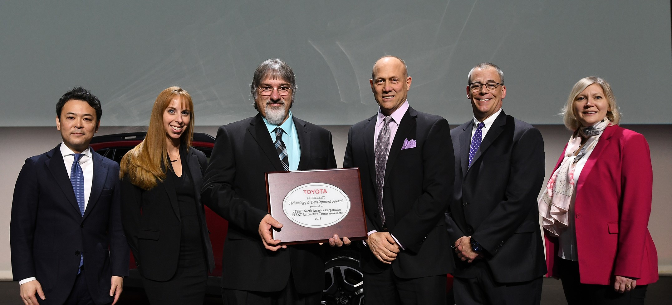 JTEKT NORTH AMERICA'S VONORE, TN FACILTY RECEIVES TOYOTA AWARD